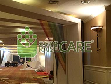 百度世界2014大會會場無線覆蓋現(xiàn)場施工圖2