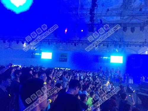 微軟水立方Win10發(fā)布會(huì)現(xiàn)場圖