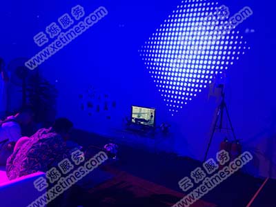 微軟水立方Win10發(fā)布會(huì)無線網(wǎng)絡(luò)覆蓋工程師和無線AP設(shè)備圖