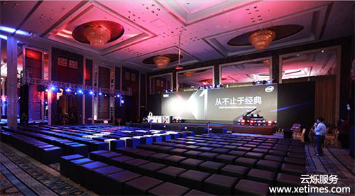 聯想ThinkPad發(fā)布會布置現場